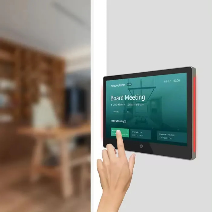Wall mount touch kiosk